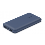 Belkin BPB011btBL BoostCharge 便攜式行動電源 10000mAh + USB-A 至 USB-C 連接線 (藍色)